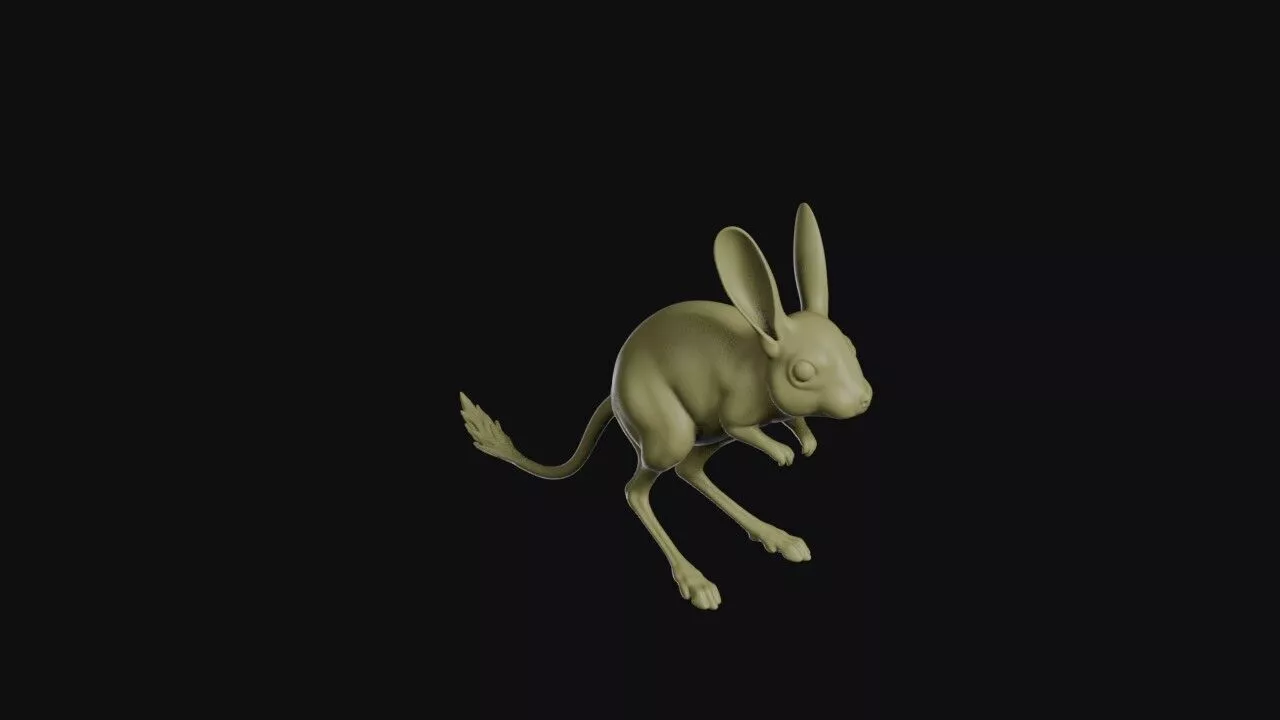 Jerboa 3D print model