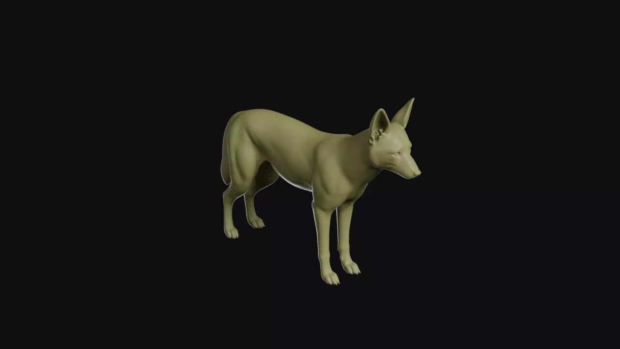 Jackal 3D print model