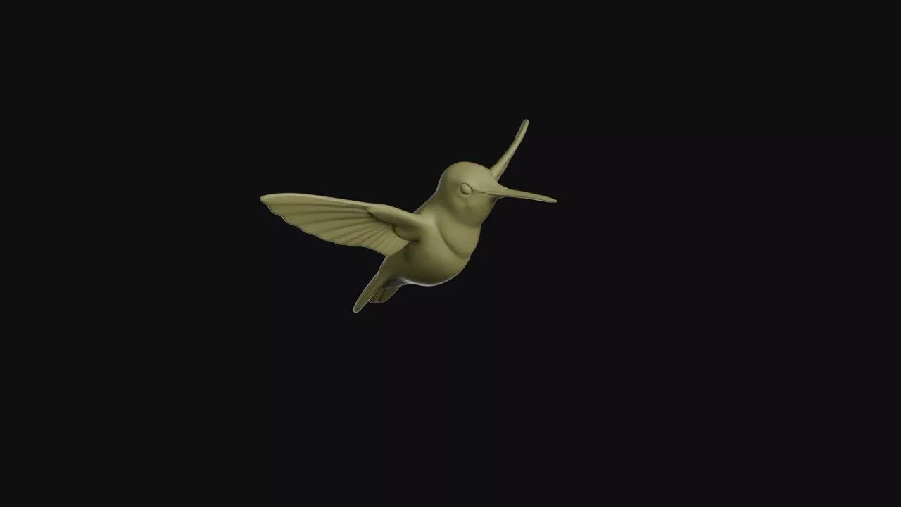 Hummingbird 3D print model