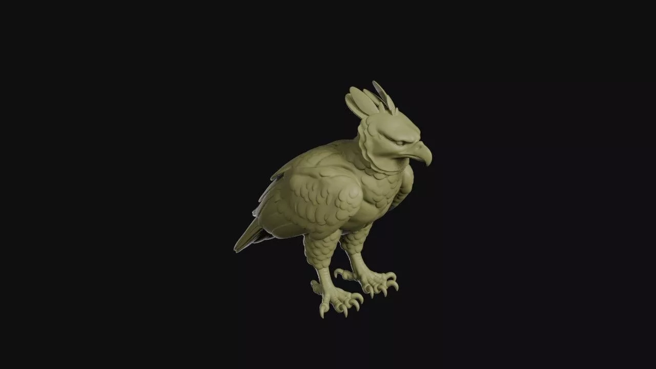 Harpy Eagle 3D print model