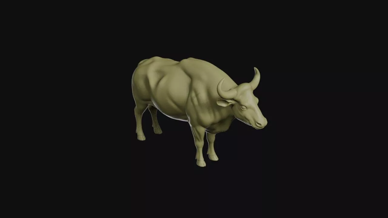 Gaur Model 3D print model