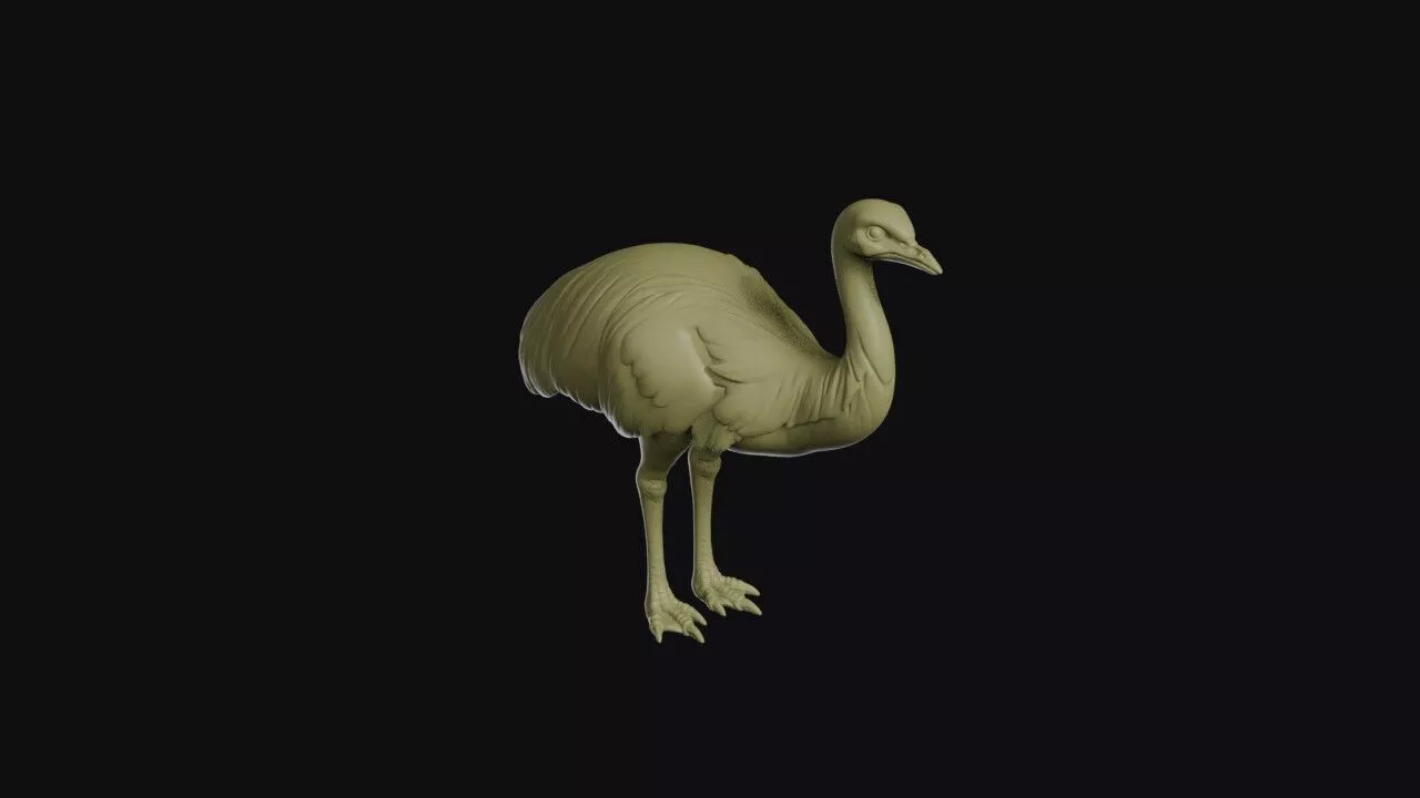 Emu Model 3D print model