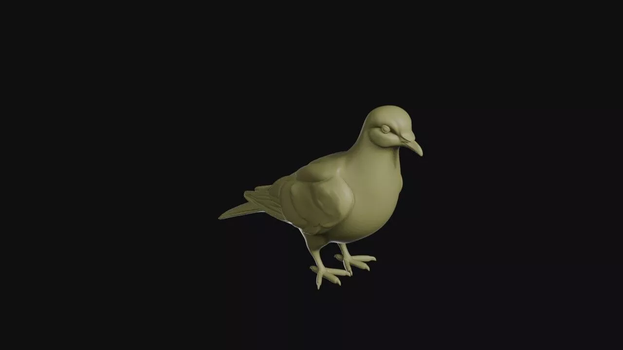 Dove Model 3D print model