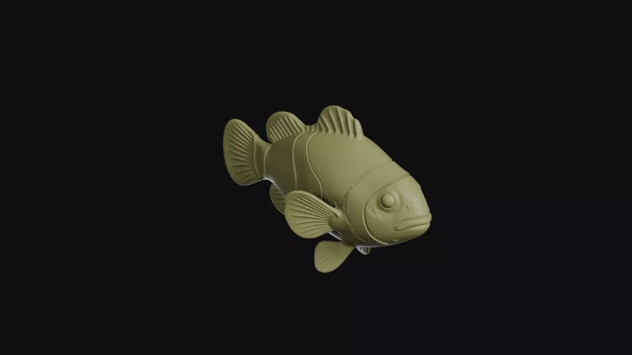 Clownfish 3D print model