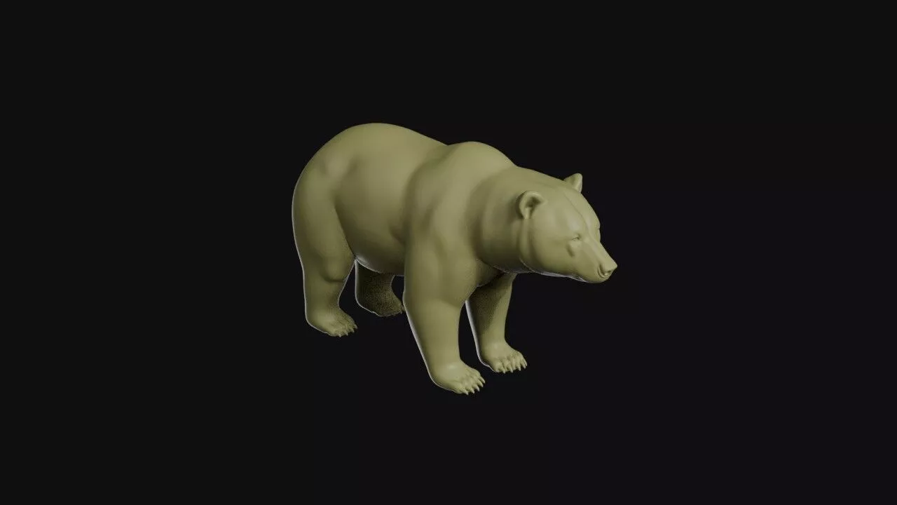 Bear Model 3D print model