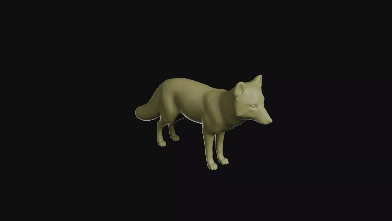 Arctic Fox 3D print model