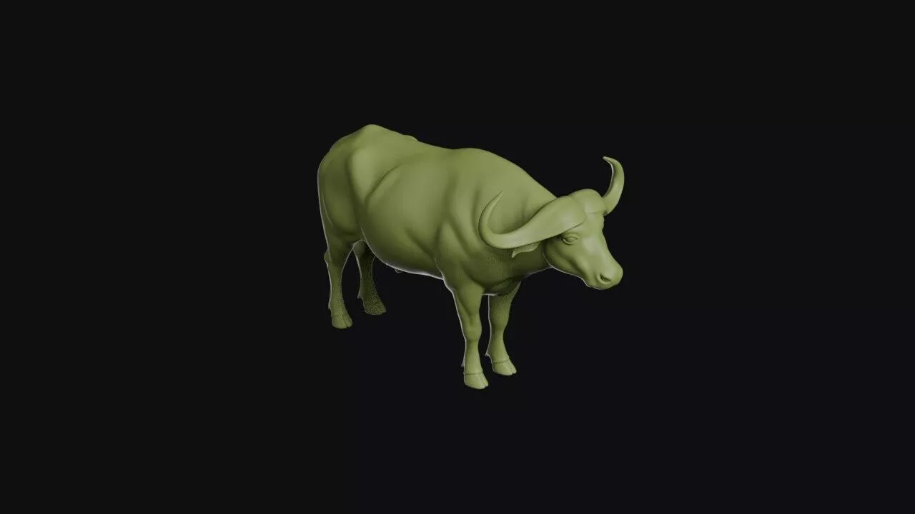 Water Buffalo 3D print model