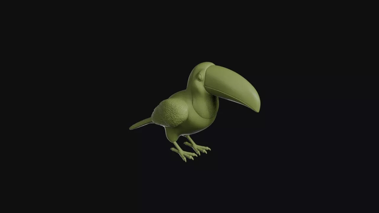 Toucan 3D print model