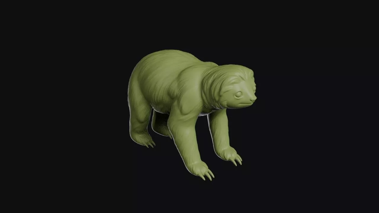 Sloth 3D print model