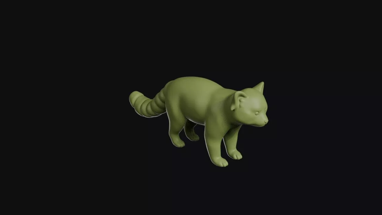 Red Panda 3D print model