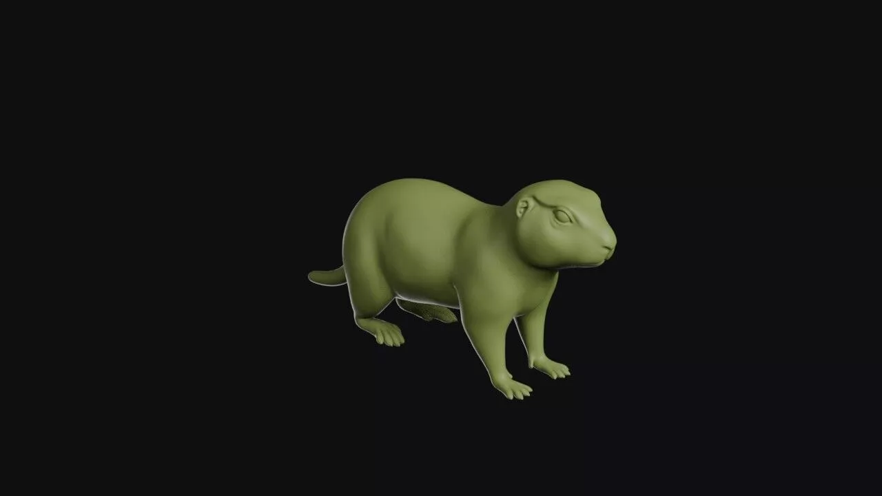 Prairie Dog 3D print model