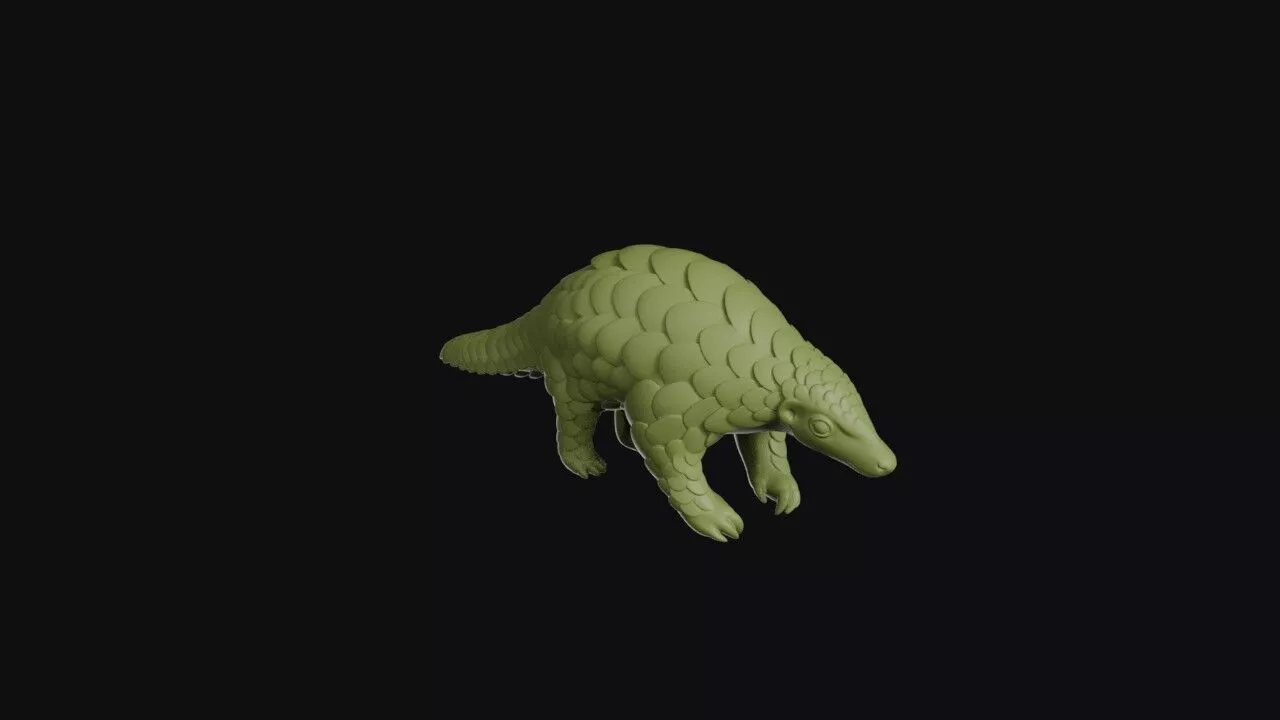 Pangolin 3D print model