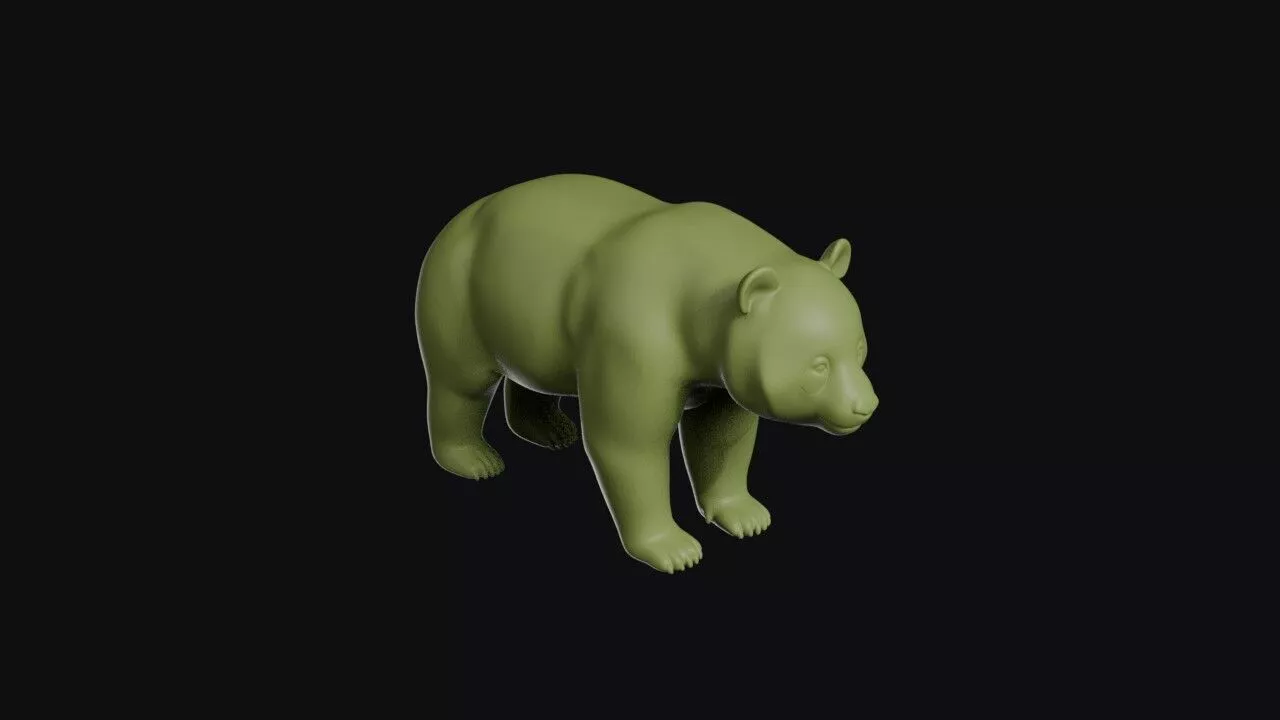 Panda 3D print model