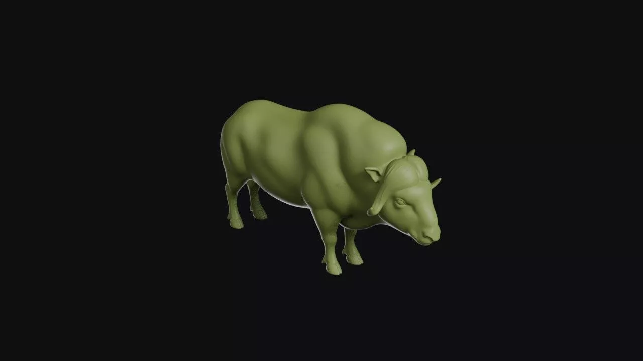 Muskox 3D print model