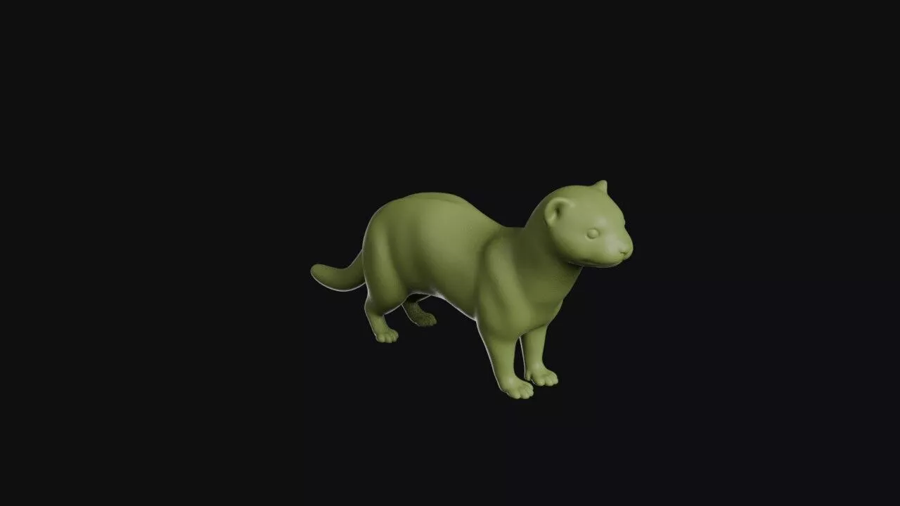 Mink Model 3D print model