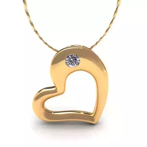 Love Creative Heart Pendant