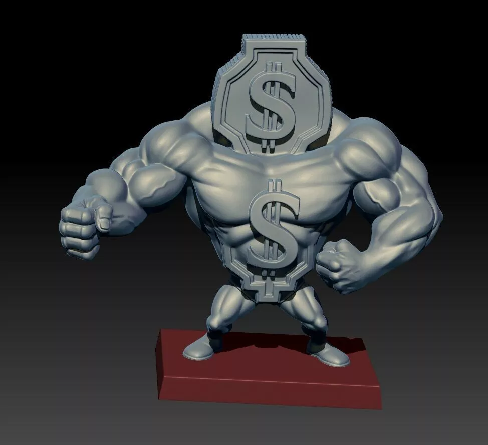 Power of Dollar 3D print model