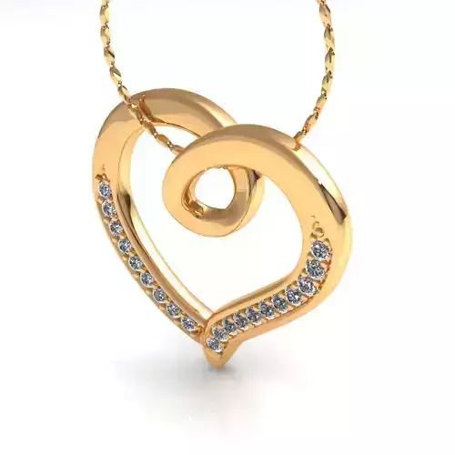 Love Chnnel Heat Pendant