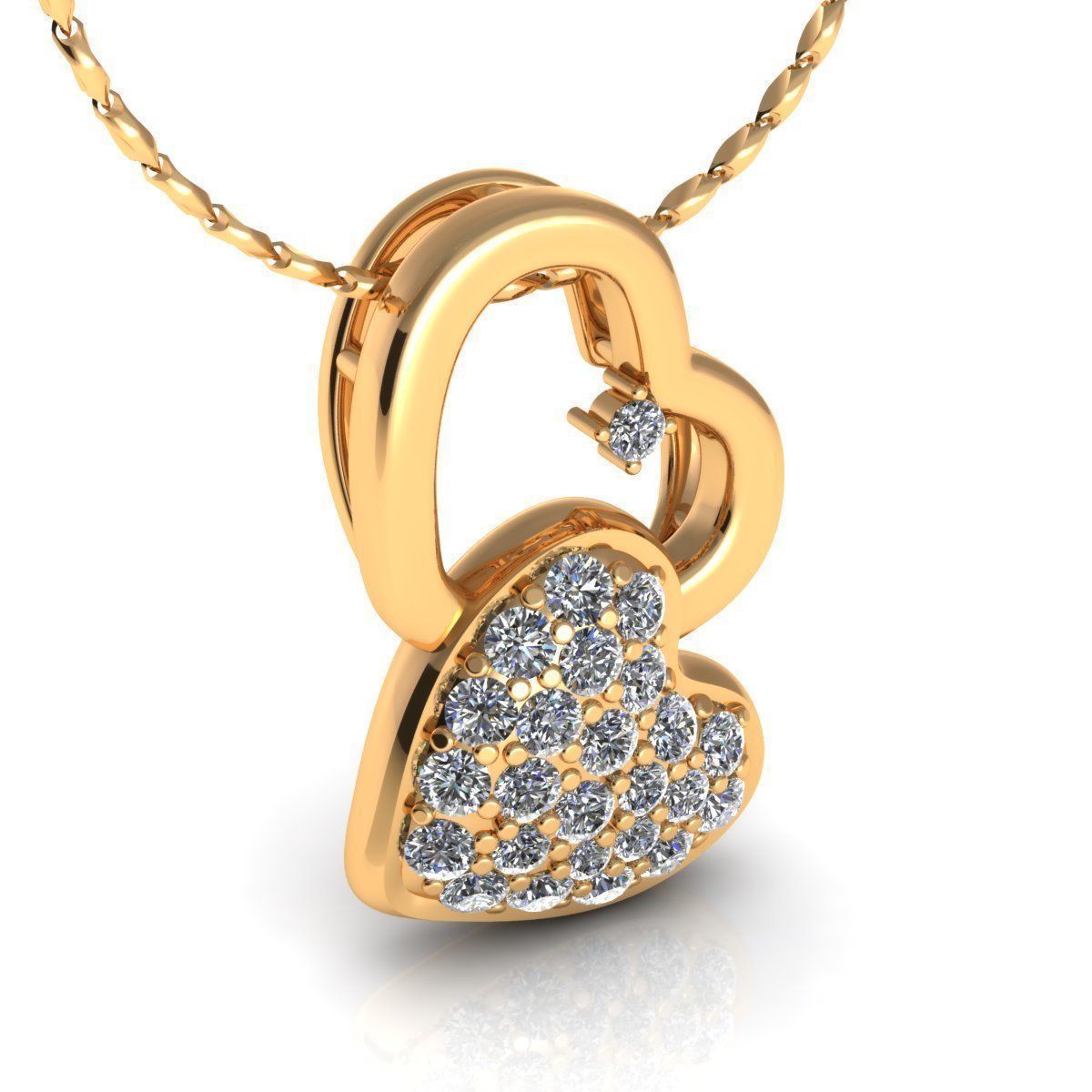 Double Pendant C 3D print model_5