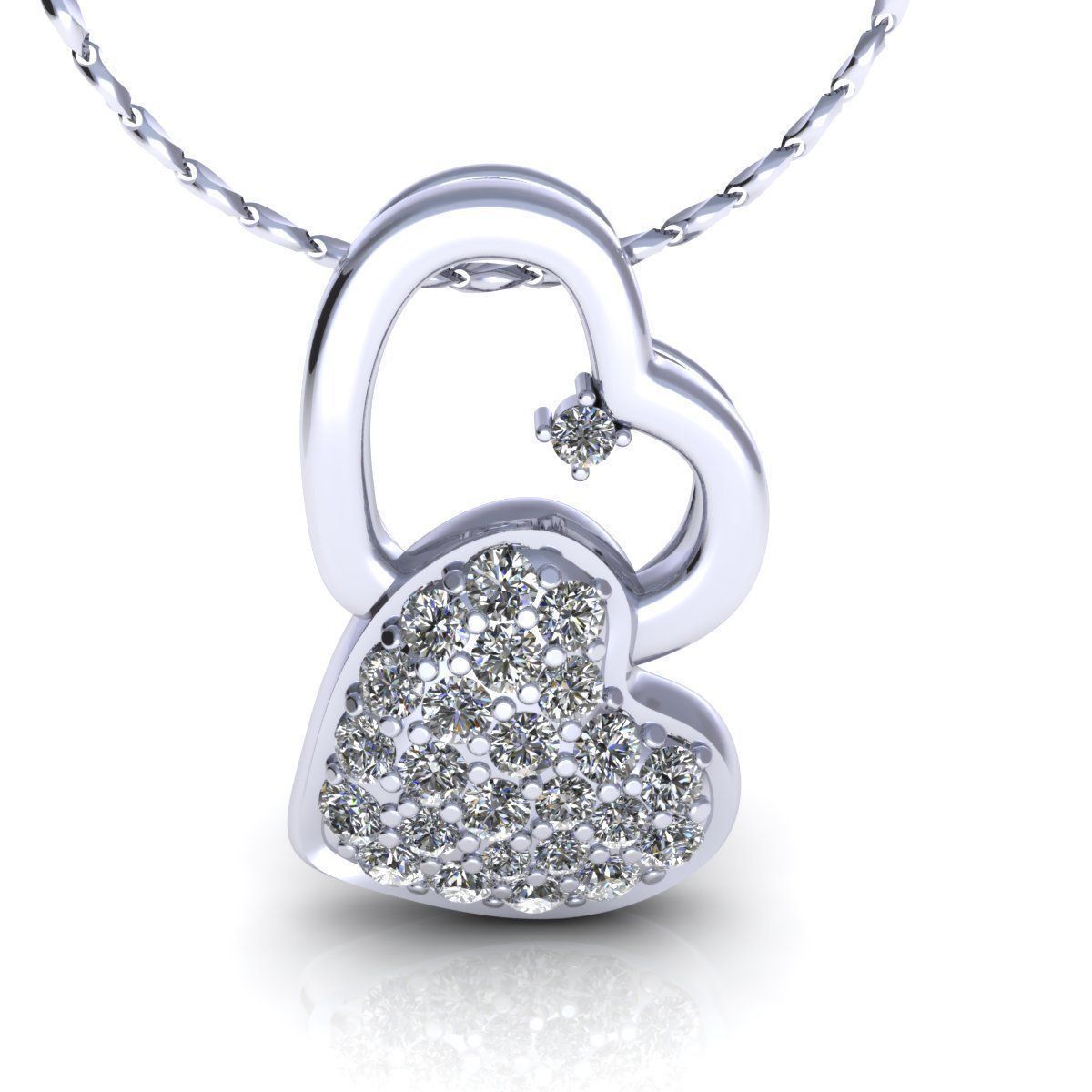 Double Pendant C 3D print model_4