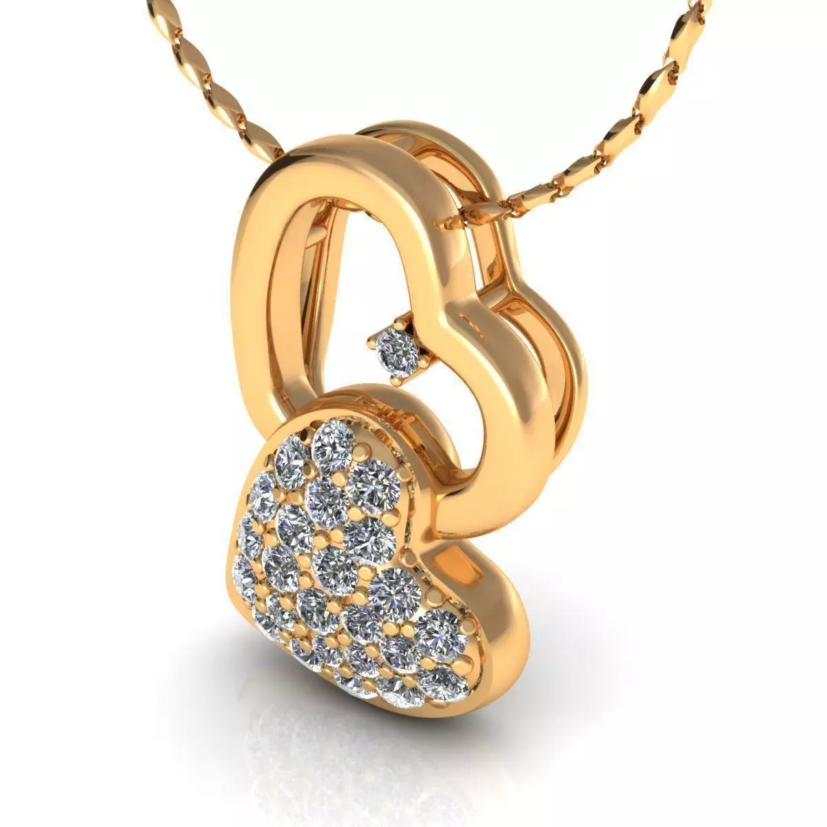 Double Pendant C 3D print model_0