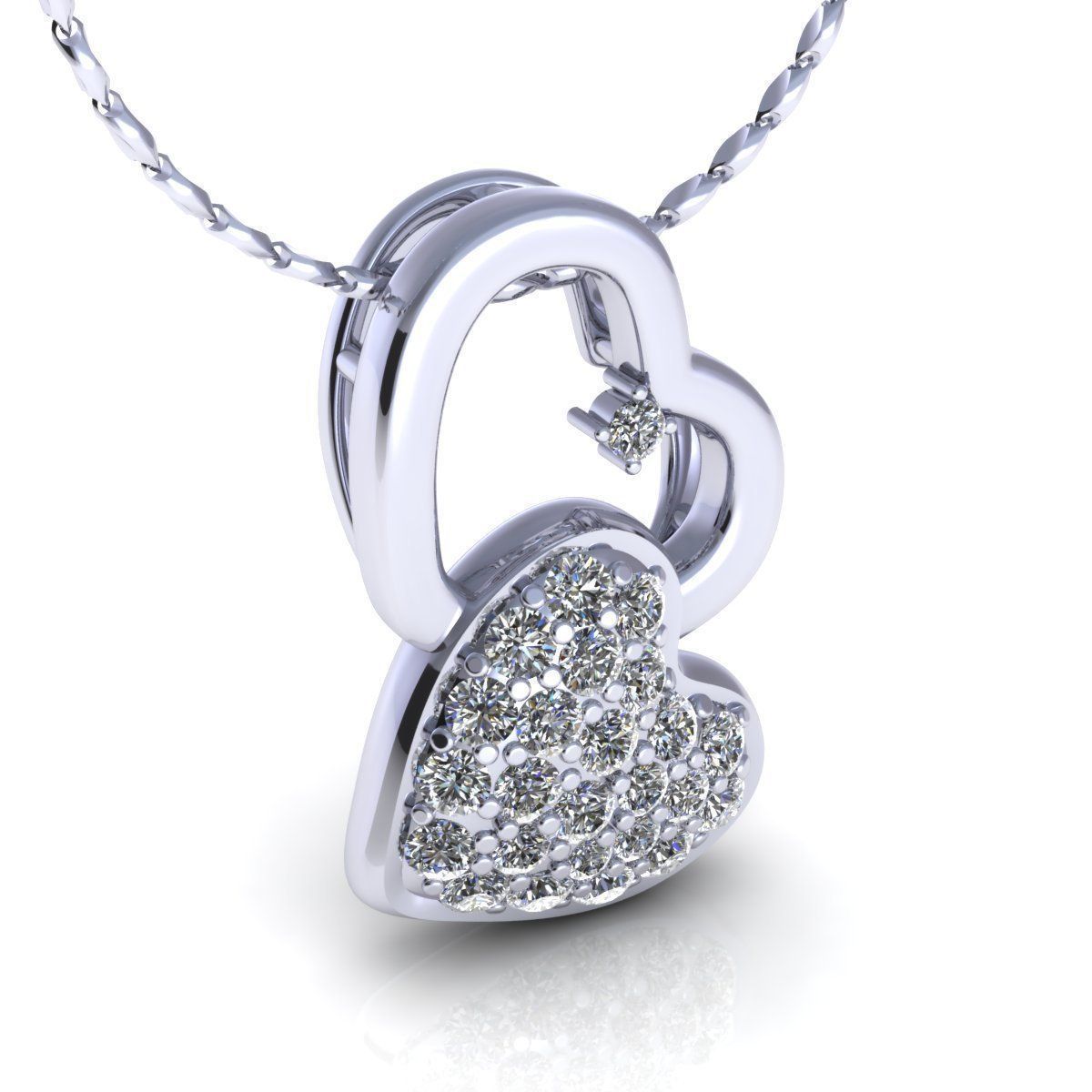 Double Pendant C 3D print model_1