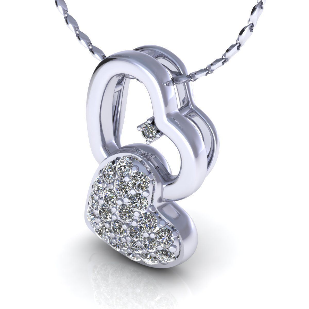 Double Pendant C 3D print model_2