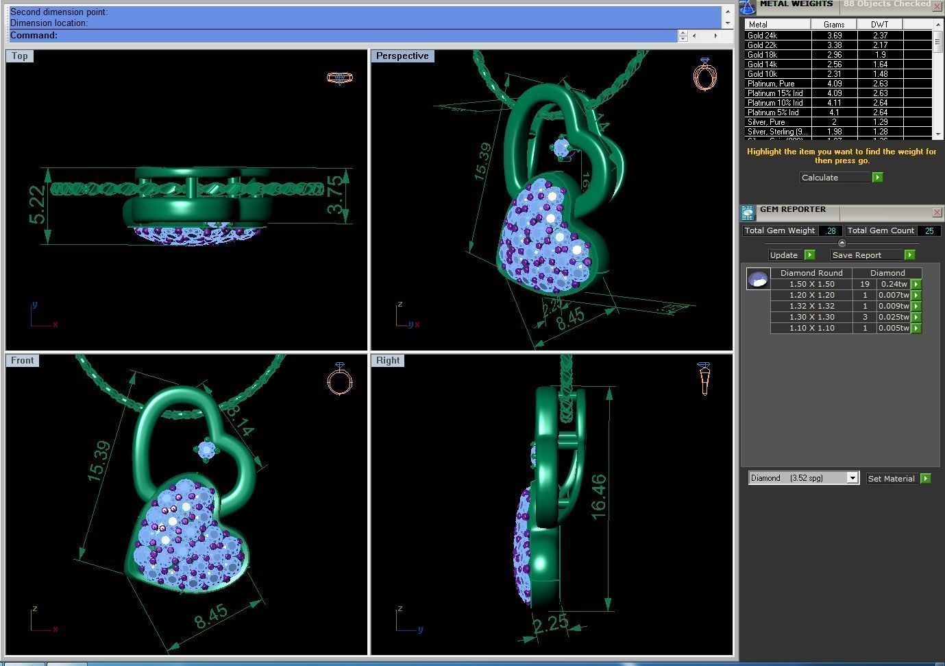 Double Pendant C 3D print model_6