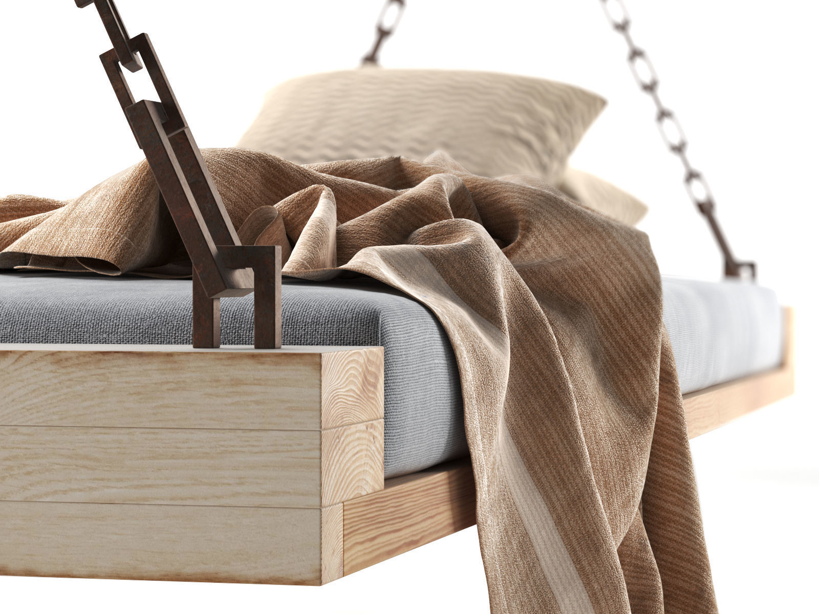 Hawaii Hanging Bed 3D model_2