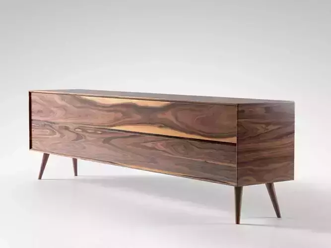 Mid Century Sideboard 02 3D model