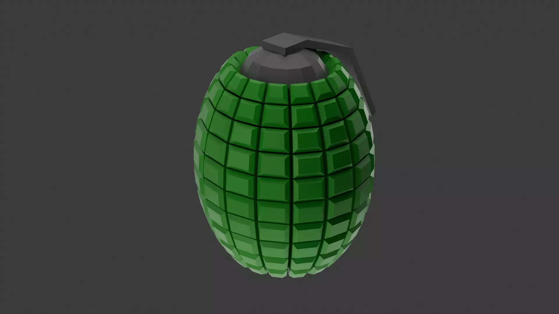 Military Hand Grenade - PBR Game-Ready 3D Model Low-poly 3D model