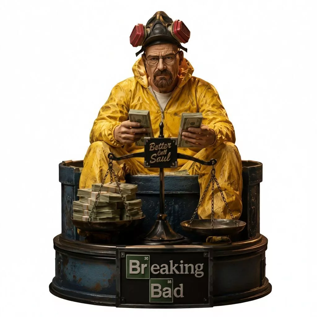Breaking Bad Chemist Statue STL 3D print model