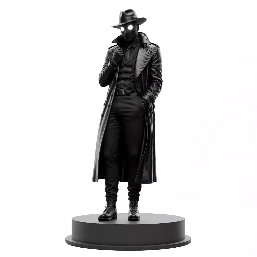 Noir Detective STL 3D print model