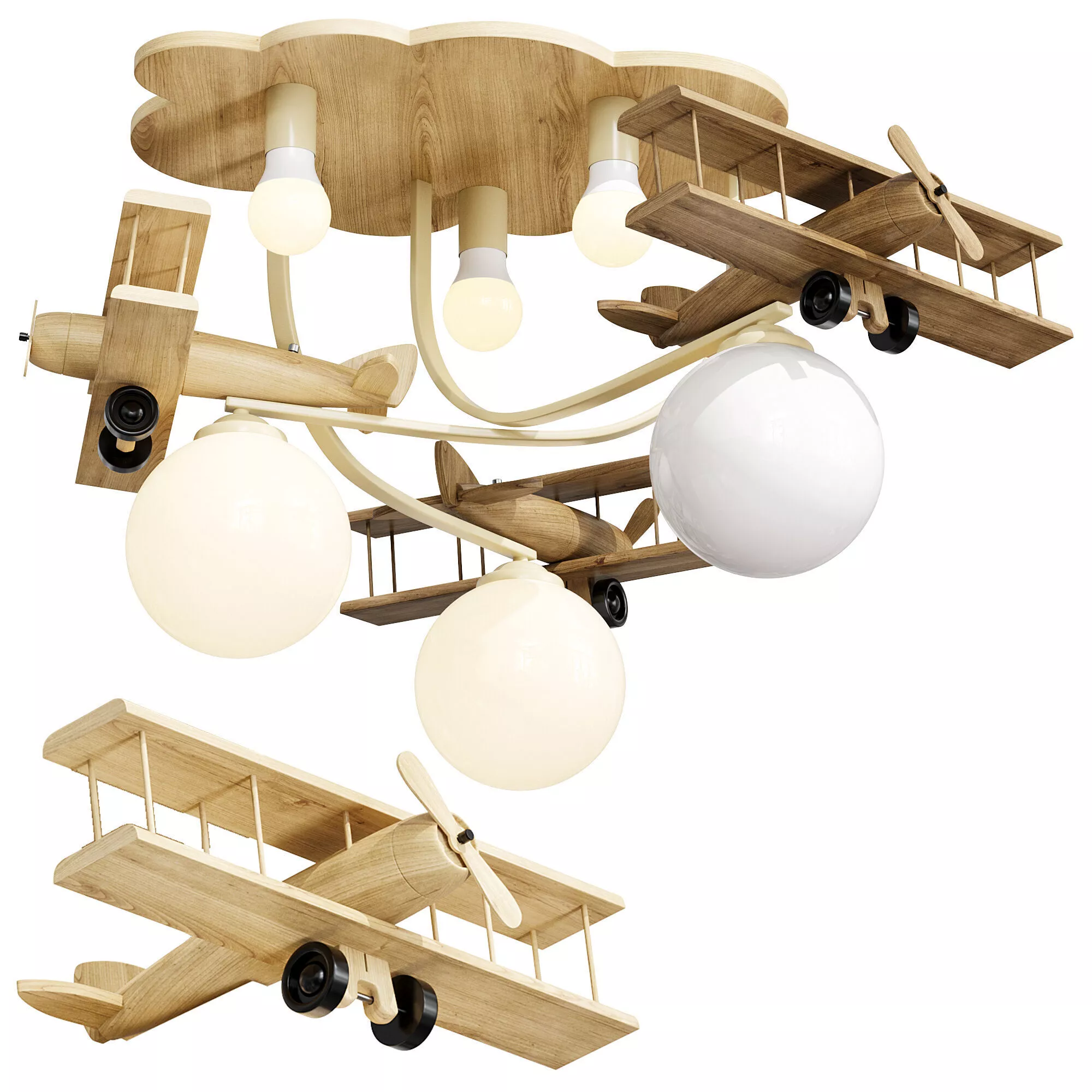 Skyvoyage Ceiling Lamp Low-poly 3D model