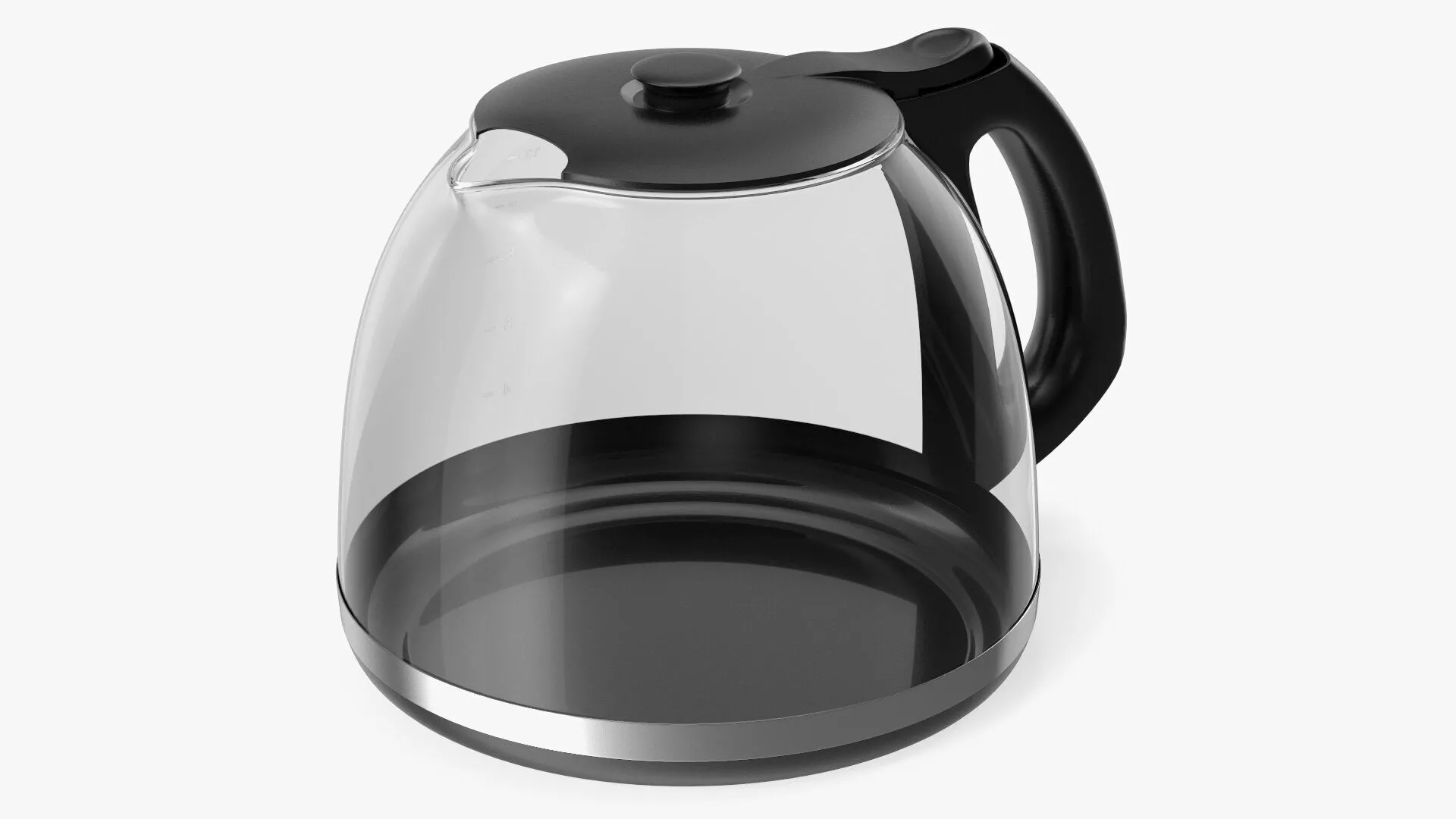 Glass Carafe with Lid 3D model