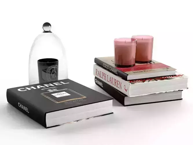 Books Bell Jar and Candles