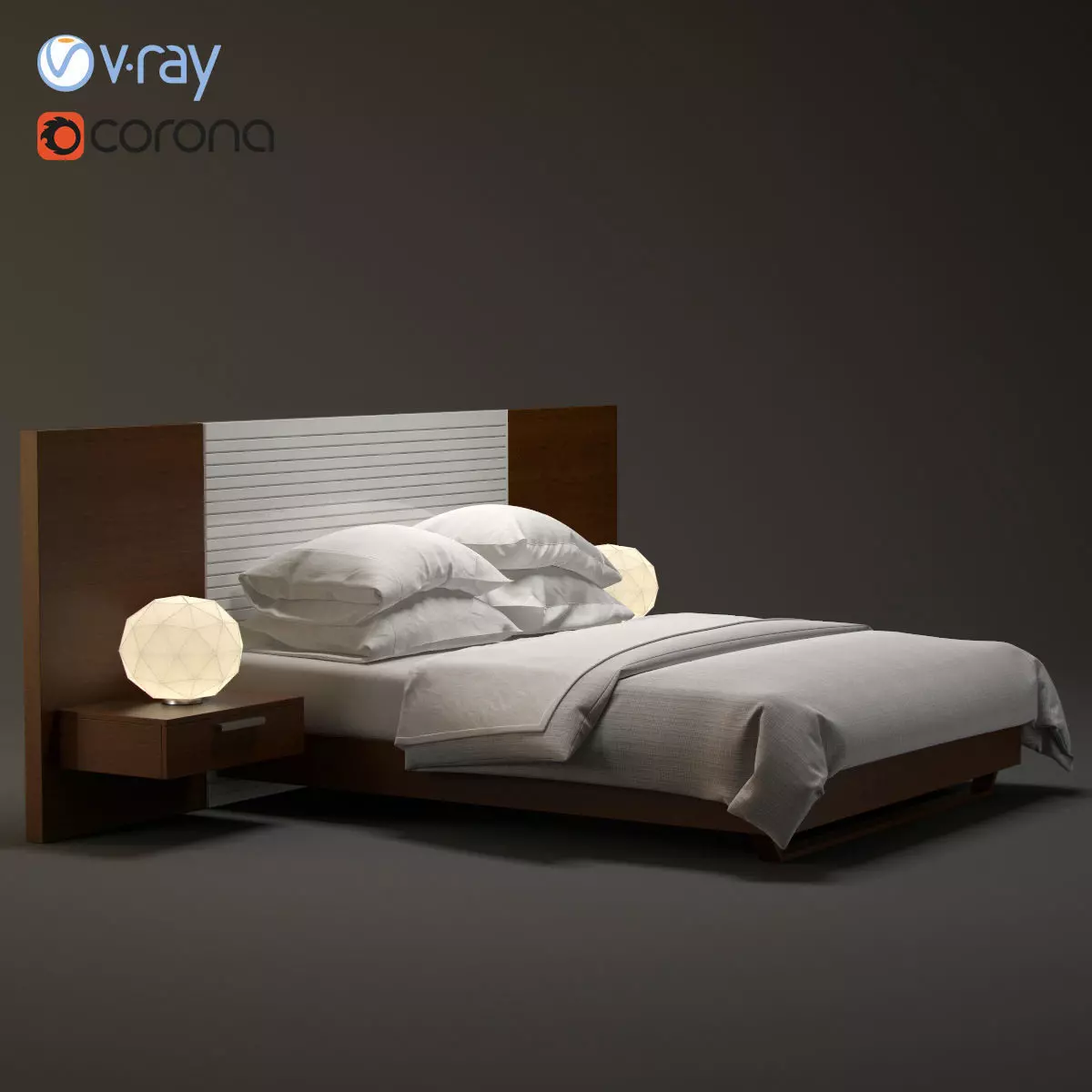 Blake Bedframe 3D model