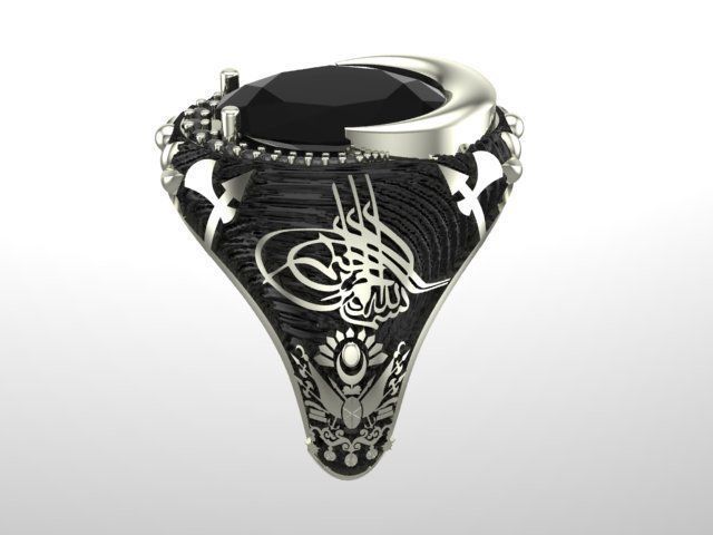 man ring ottoman empire series 1 3D print model_1