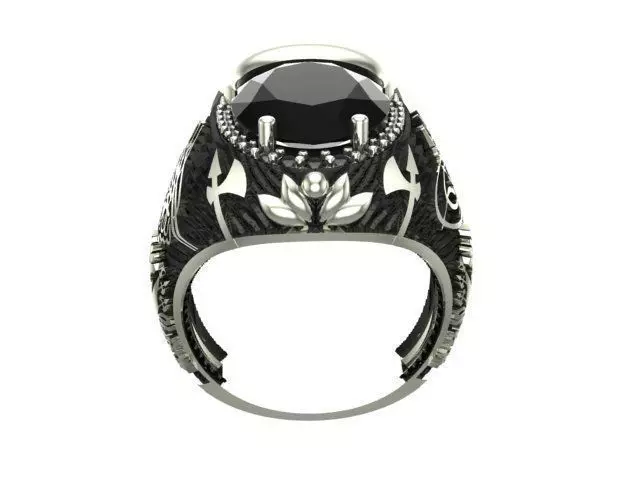 man ring ottoman empire series 1 3D print model_0