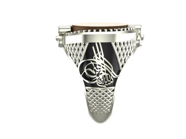 man ring ottoman empire series 2 3D print model_2