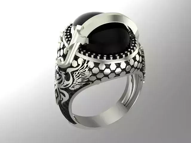 man ring ottoman empire series 3 3D print model