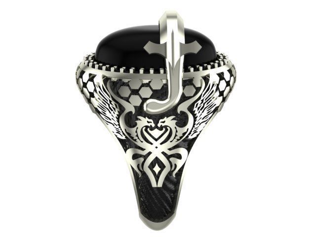 man ring ottoman empire series 3 3D print model_1