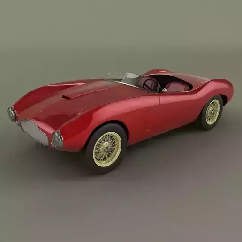 Aston-Martin DB2 4 Spider Competizione 3D model