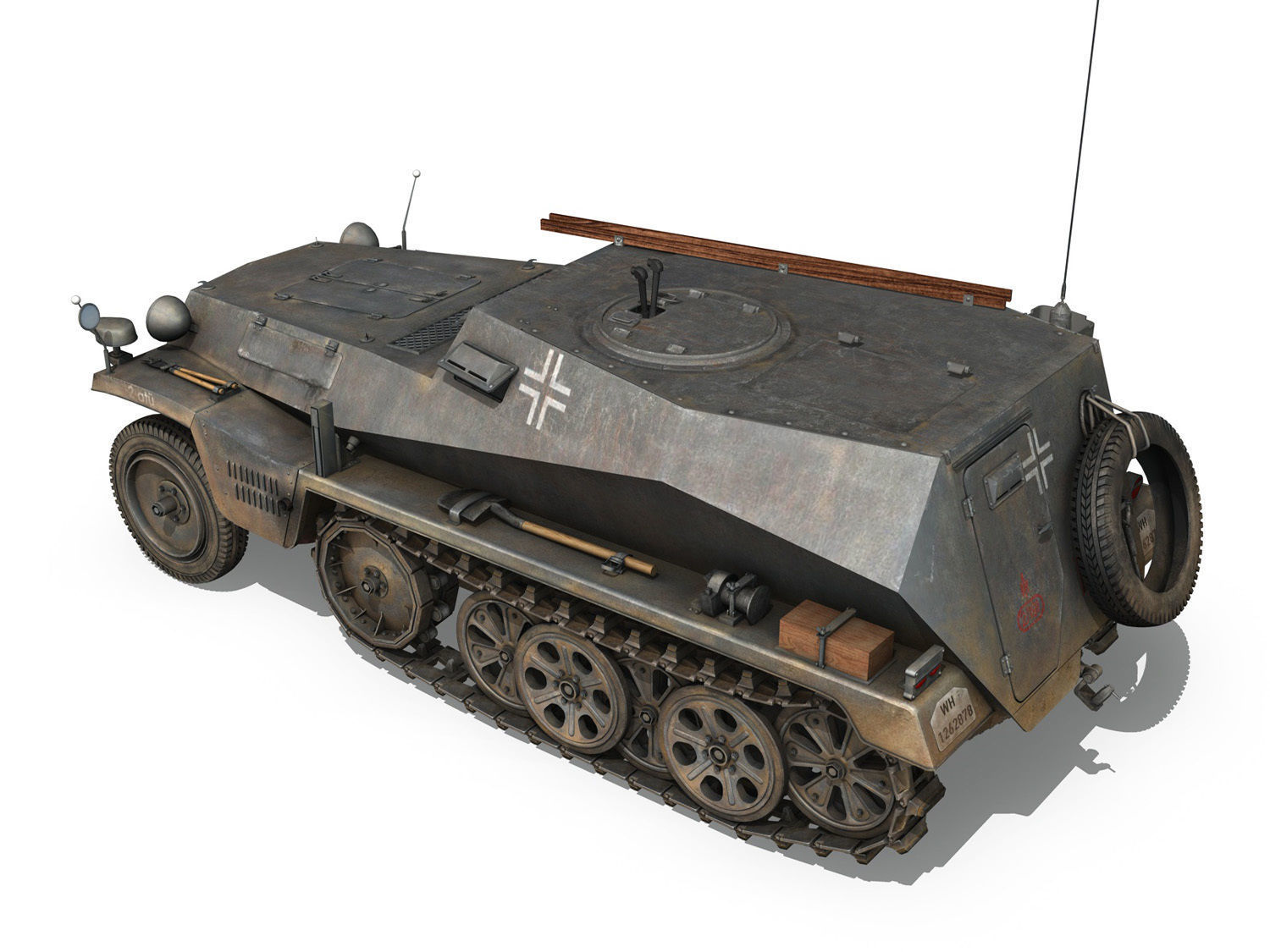 SD KFZ 253 - Beob Pz Wg - StuG Abt 191 3D model_4