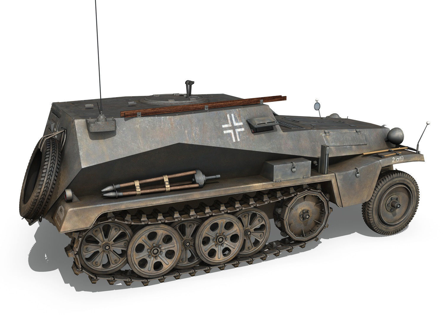 SD KFZ 253 - Beob Pz Wg - StuG Abt 191 3D model_7