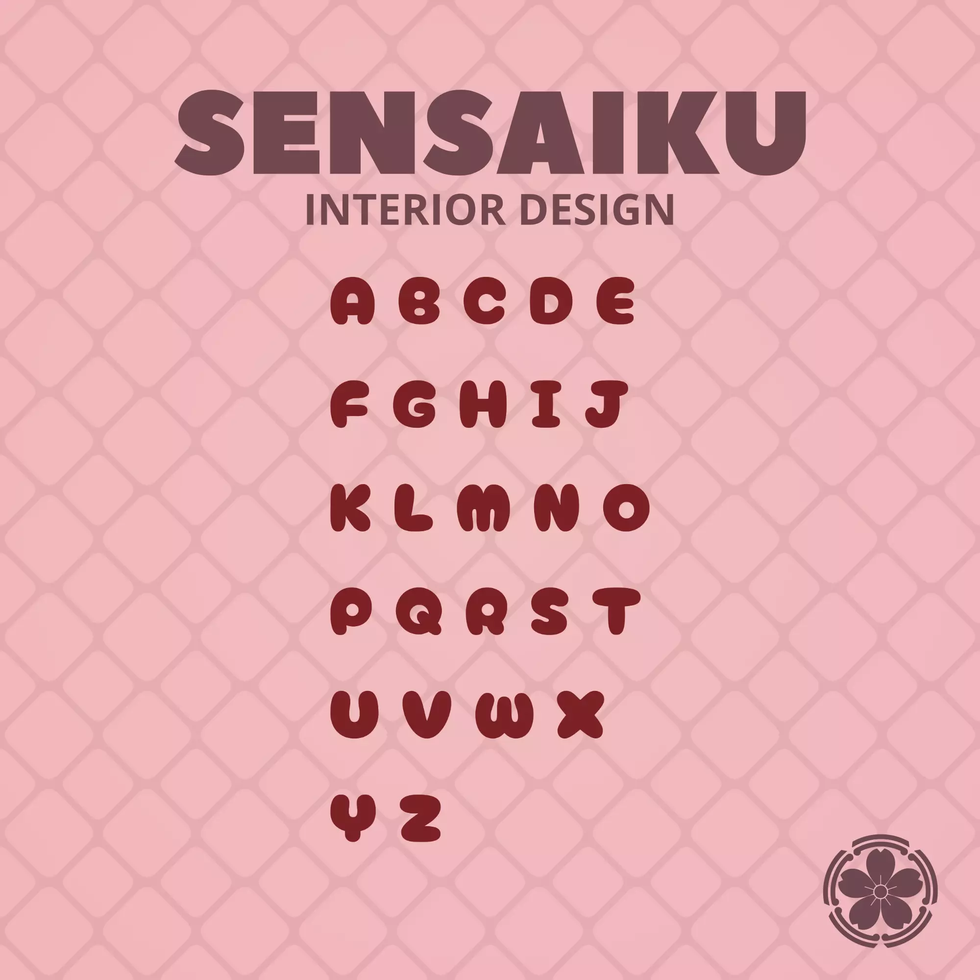 03 3D Printable Alphabet STL Set Wall Art Home Decor 3D print model