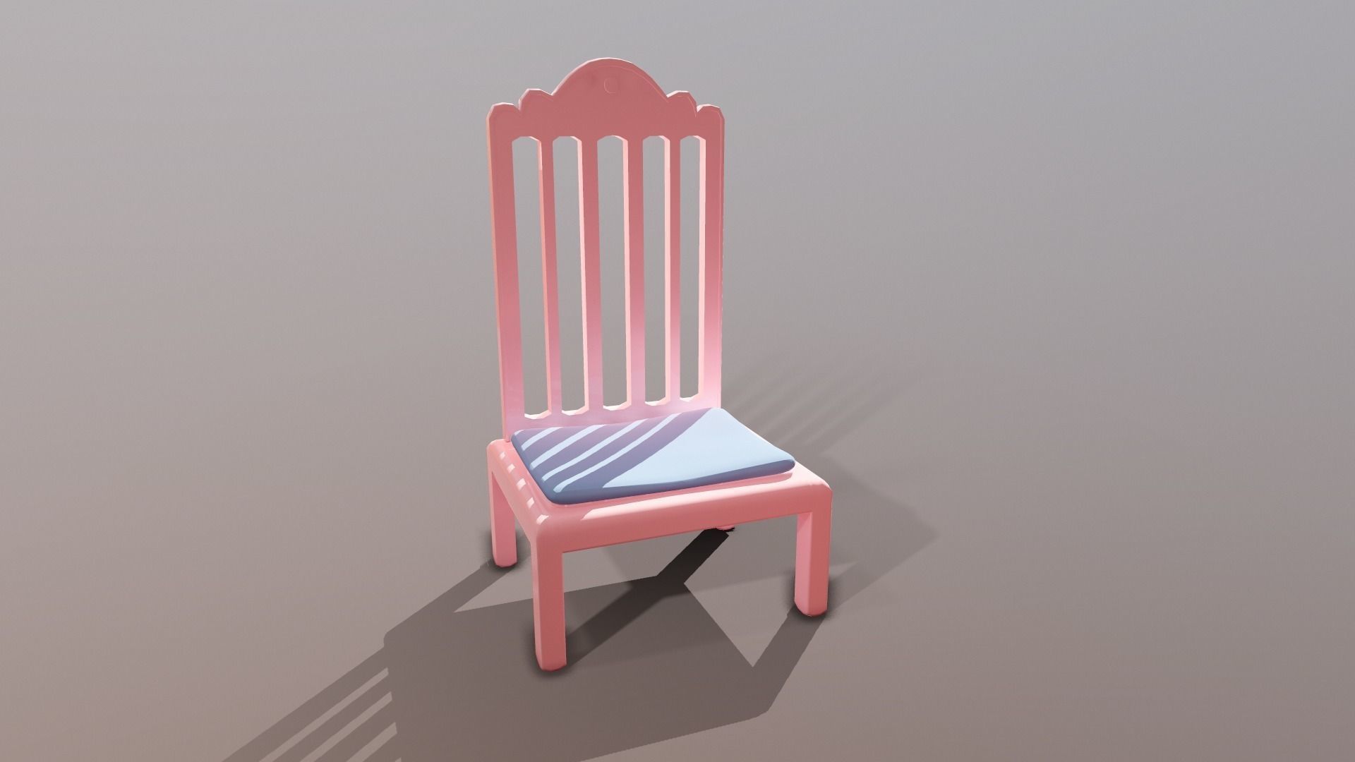 Cartoon Chair 3D model_0