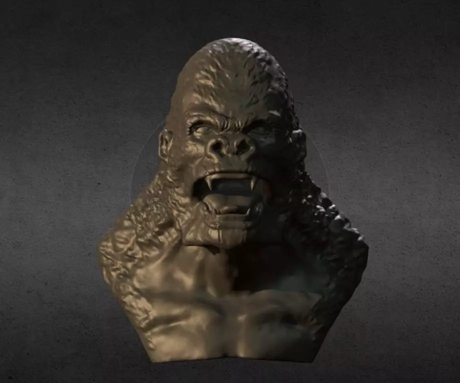 GORILLA BUST 3D print model