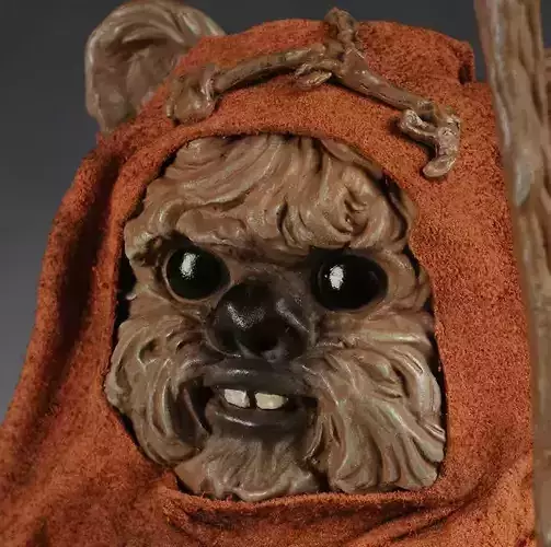 EWOK INSPIRITED FIGURE Free 3D print model