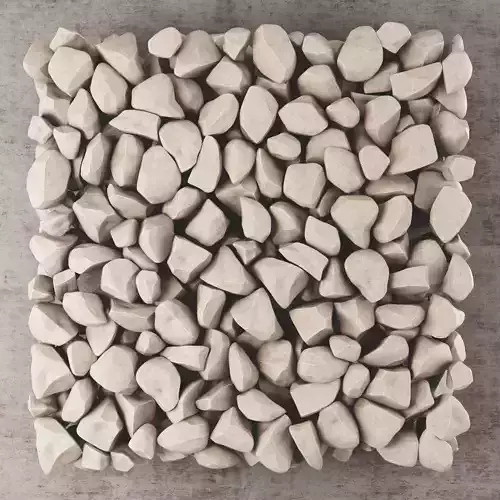 Panel stone rock decoration